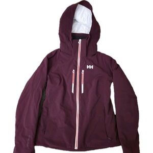 Women's Helly Hansen Alphelia LIFALOFT Ski Jacket Size Medium Regular Maroon